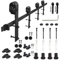 72 in. Stainless Steel Sliding Barn Door Track and Hardware Kit