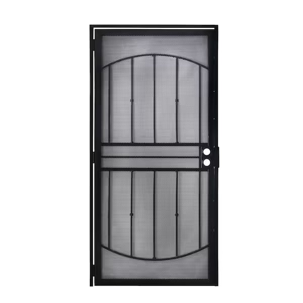 36 in. x 80 in. 805 Series Black Defender Security Door